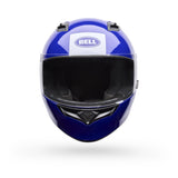 Casco Moto Calle Qualifier Clip Azul Certificado QR Bell