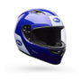 Casco Moto Calle Qualifier Clip Azul Certificado QR Bell