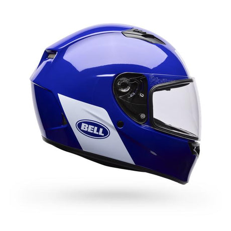 Casco Moto Calle Qualifier Clip Azul Certificado QR Bell