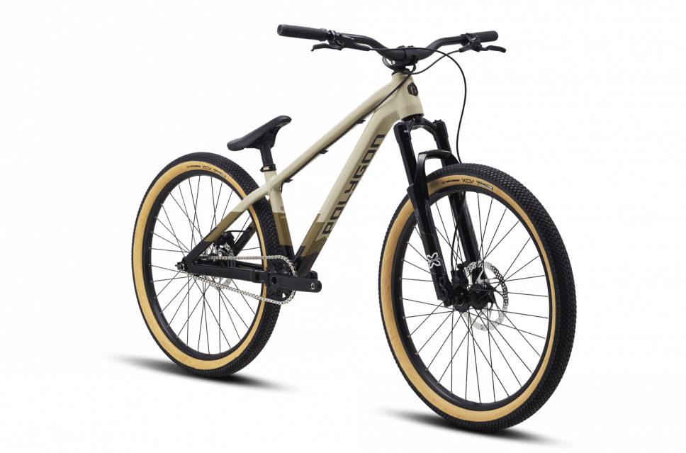 Bicicleta Dirt Polygon Trid Blk/Cream