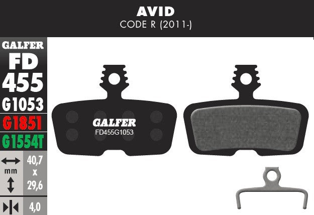 Pastillas Galfer Sram Code R, RSC, Guide RE, DB8, G2 RE
