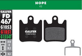 Pastillas Galfer Hope X2