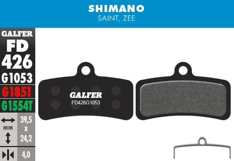 Pastillas Galfer Shimano Saint Br-M810, Zee