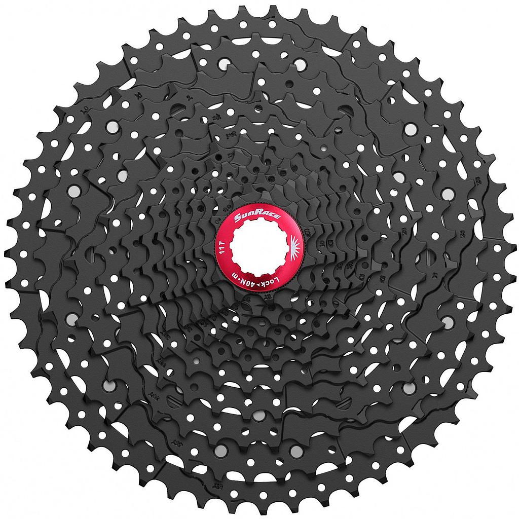 Piñon Sunrace Mz80 12V 11-50T Negro