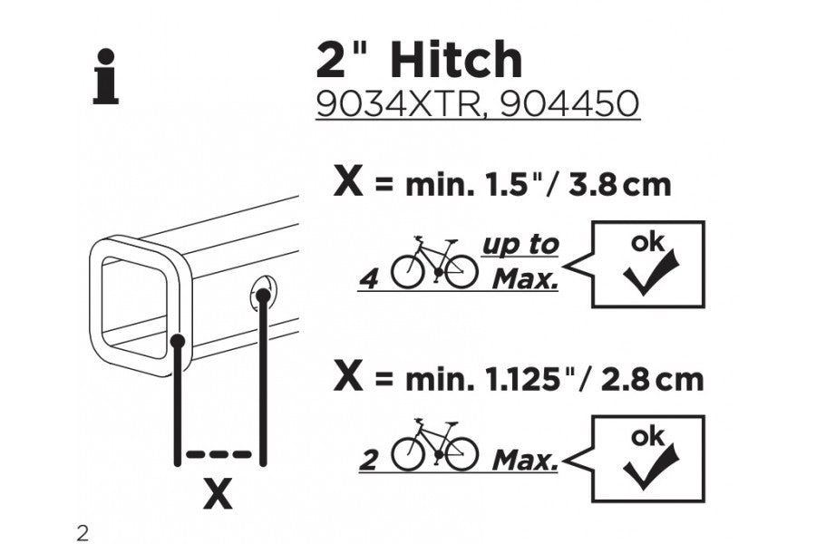 Portabicicleta Thules T2 Xtr 2 B- Ebike