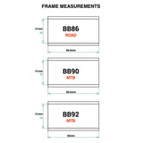 Motor Pressfit 41Mm (Caja Bb86/90/92) De Ancho 86/90/92Mm Para Bielas Eje Gxp (24/22Mm)