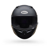 Casco Moto Calle Qualifier Chasm Negro Dorado Certificado QR Bell