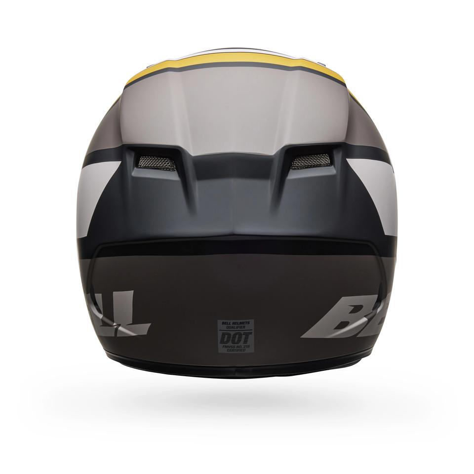 Casco Moto Calle Qualifier Chasm Negro Dorado Certificado QR Bell