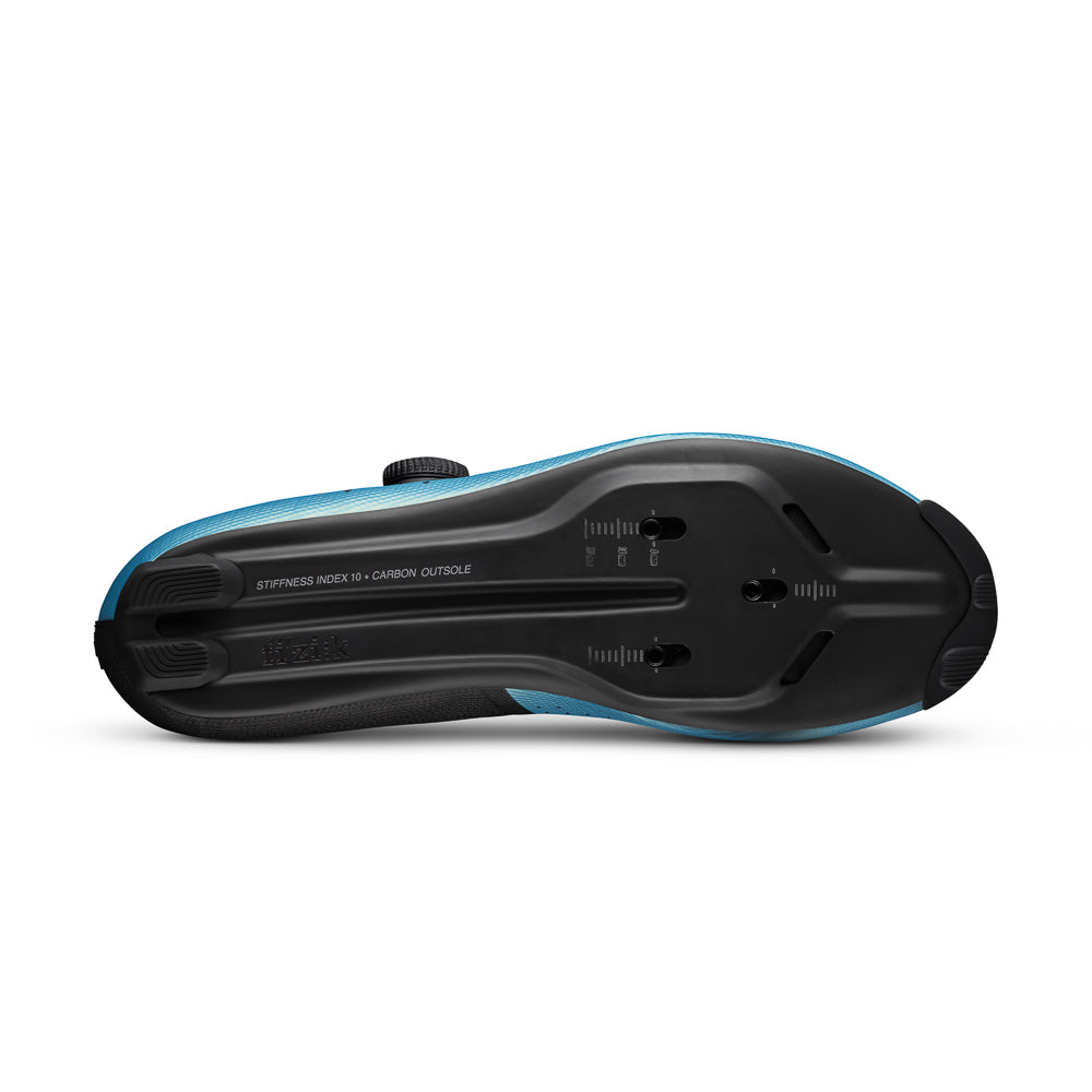 Zapatillas De Bicicleta Fizik Tempo Decos Carbon Iridescent Light Blue