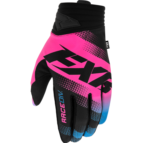 FXR Racing Guante Fxr Prime Mx E-Pink/Sky Blue/Black
