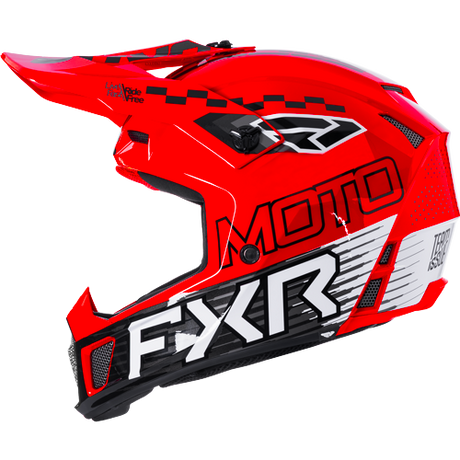 Casco FXR Clutch Race Div Mx Red