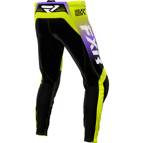 Pantalón FXR Kids Clutch 26 Hivis/Black/Purple