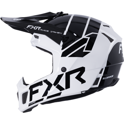 Casco FXR Clutch Comp Mx White/Black