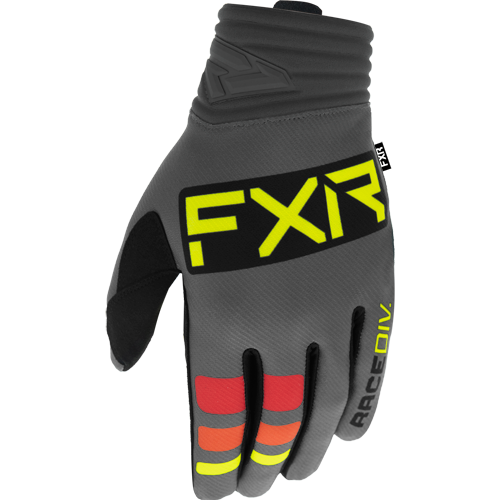 FXR Racing Guante Fxr Prime Mx Grey/Black/Hivis