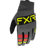 FXR Racing Guante Fxr Prime Mx Grey/Black/Hivis