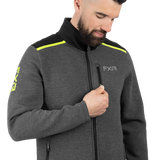 Poleron FXR M Altitude Tech Zip-Up Asphalt/Hi-Vis