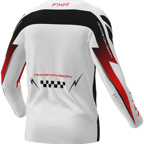 Jersey FXR Clutch Pro 26 White/Red/Black