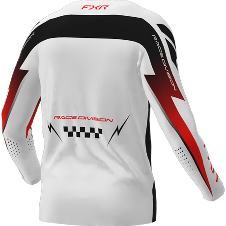 Jersey FXR Clutch Pro 26 White/Red/Black