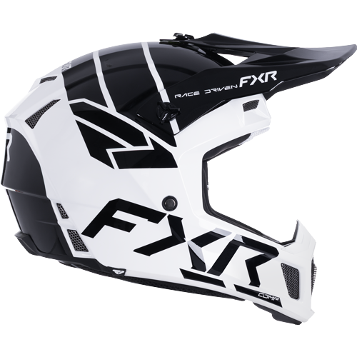 Casco FXR Clutch Comp Mx White/Black