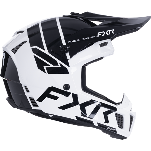 Casco Youth FXR Clutch Comp Mx White/Black