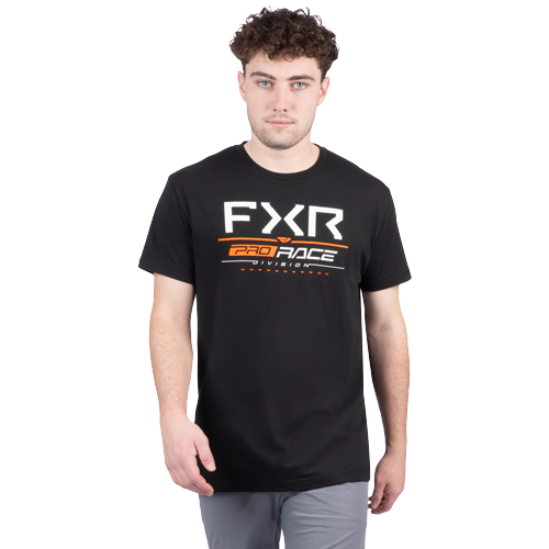 Polera FXR Race Div Premium Black/Orange