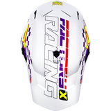 Casco FXR Clutch Race Div Mx White/Purple/Red