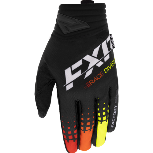 FXR Racing Guante Fxr Prime Mx Black/Red/Orange