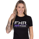 Polera FXR W Race Div Premium Black/Amethyst