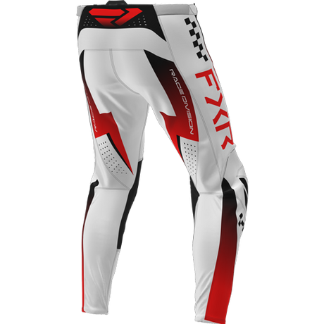Pantalón FXR Clutch Pro 26 White/Red/Black