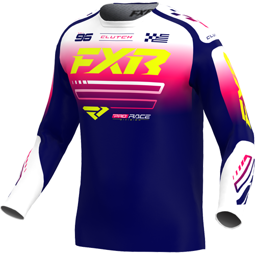 Jersey FXR Clutch 26 Navy/Razz/White