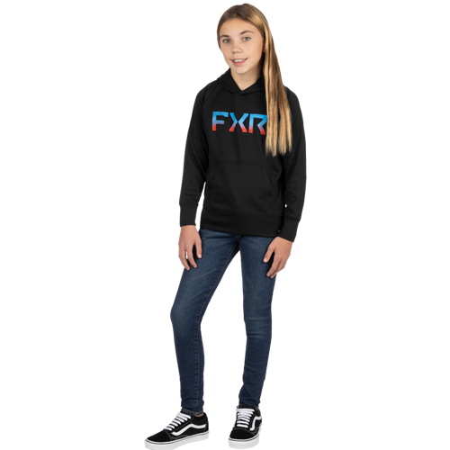 Poleron Youth Pilot Upf Po Hoodie 24