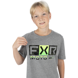 Polera Youth Premium T-Shirt 24 Grey Heather/Army Camo