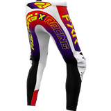 Pantalón FXR Podium Gladiator 26 White/Purple/Red