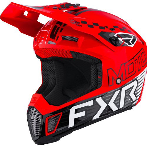 Casco FXR Clutch Race Div Mx Red