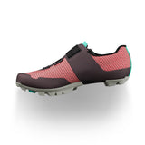 Zapatillas De Bicicleta Fizik Vento Ferox Carbon Rojo-Turquesa