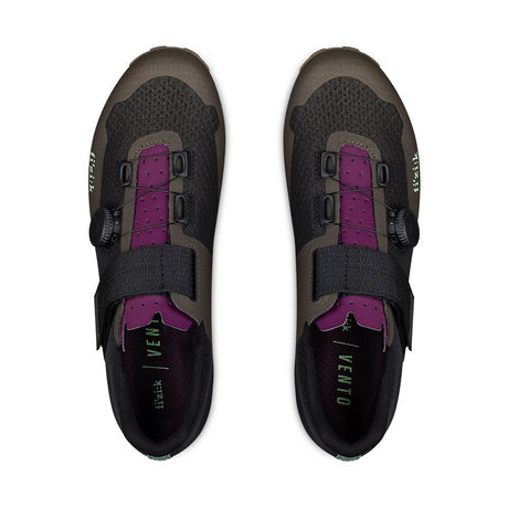 Zapatillas De Bicicleta Fizik Vento Ferox Carbon Mud-Grape