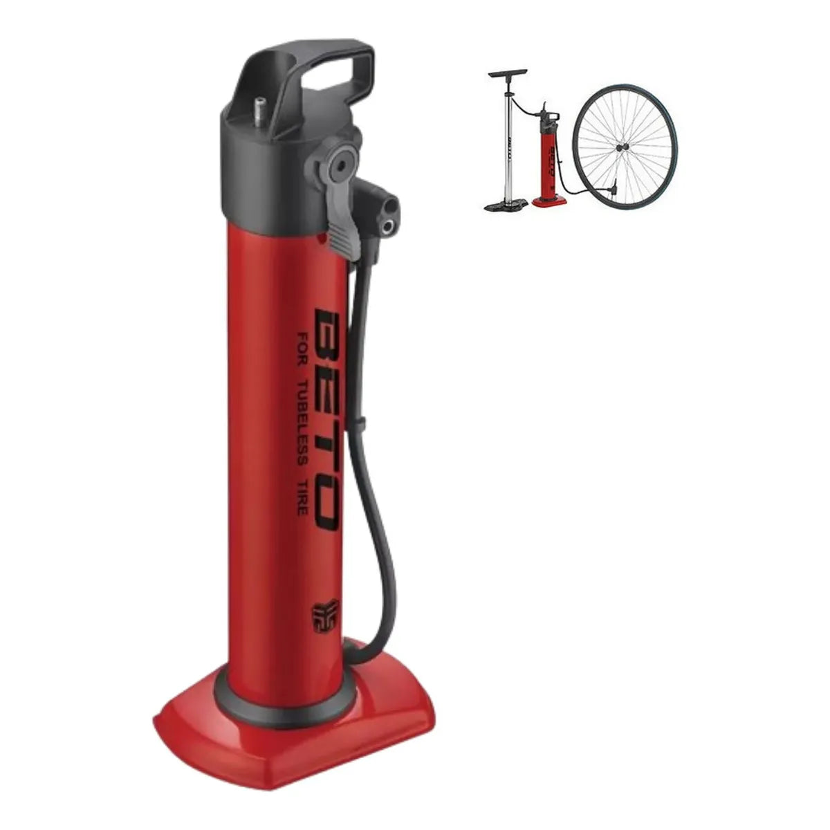 Bomba Compresión Acumulador Aire Beto Para Tubeless 160 Psi