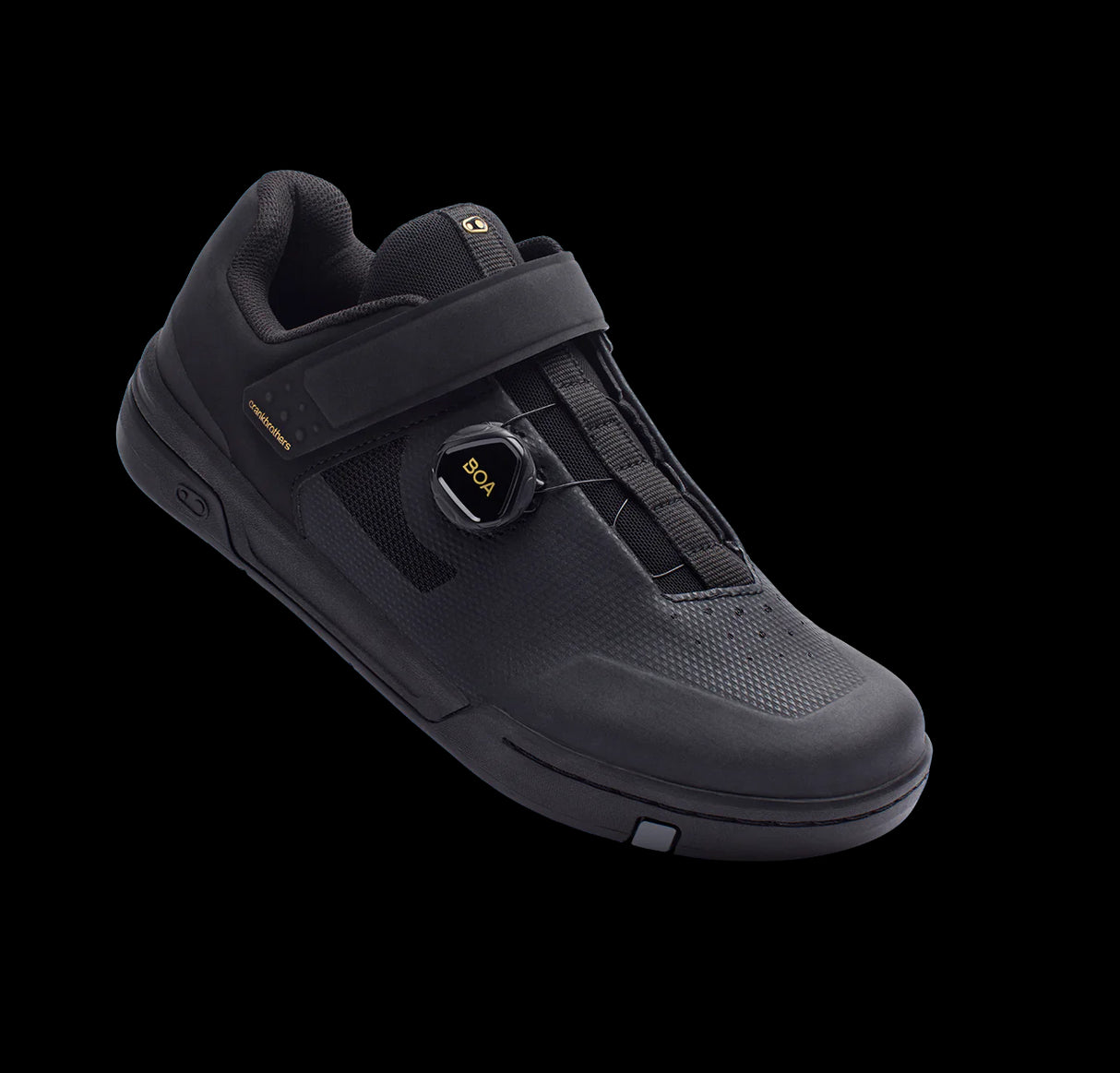 Zapatillas Ciclismo Crankbrothers Stamp Boa Black / Gold - Black